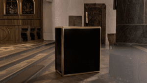 Trockene Luft in der Kirche Orgel durch Luftbefeuchter verhindern